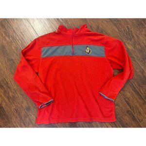 Majestic Ottawa Senators Clippin' Chiller Quarter Zip Jacket - Red Size Large